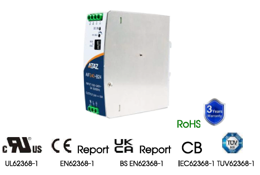 GridFrame™ 240W DIN Rail Power Module (24V)