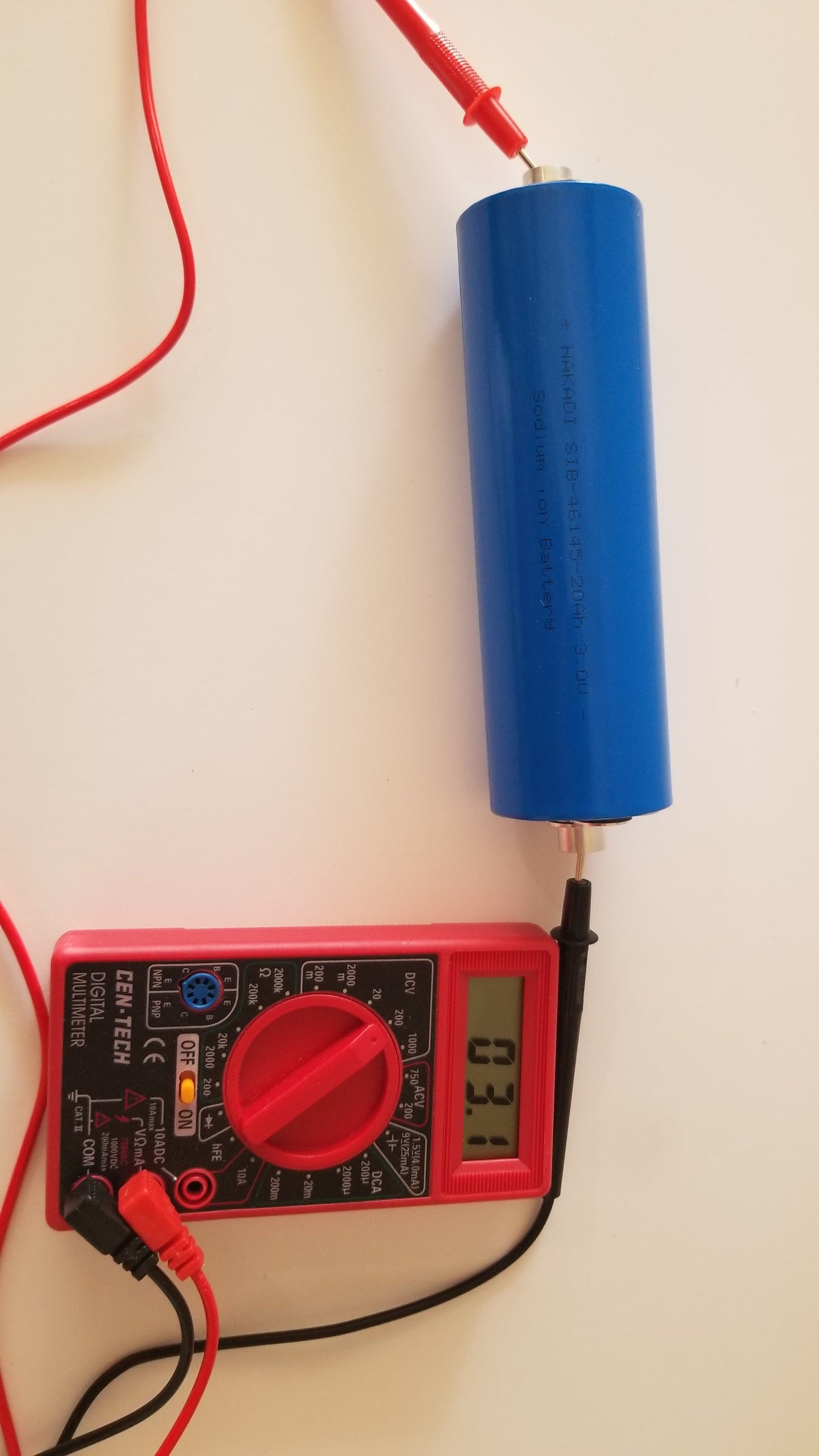 46145 Sodium-Ion Battery Cell – 3.0V 20Ah Cylindrical