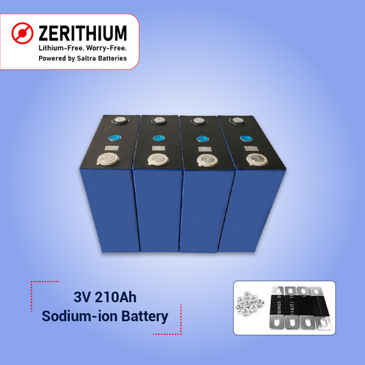 Prismatic Sodium-Ion Battery Cell – 3.1V 210Ah