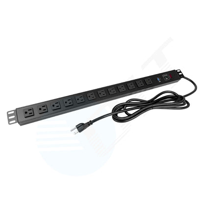 GridFrame™ 12-Outlet ETL-Listed PDU (UL 962A, 15A, 125V)