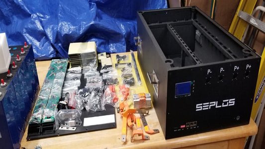 Seplos enclosure + components spread