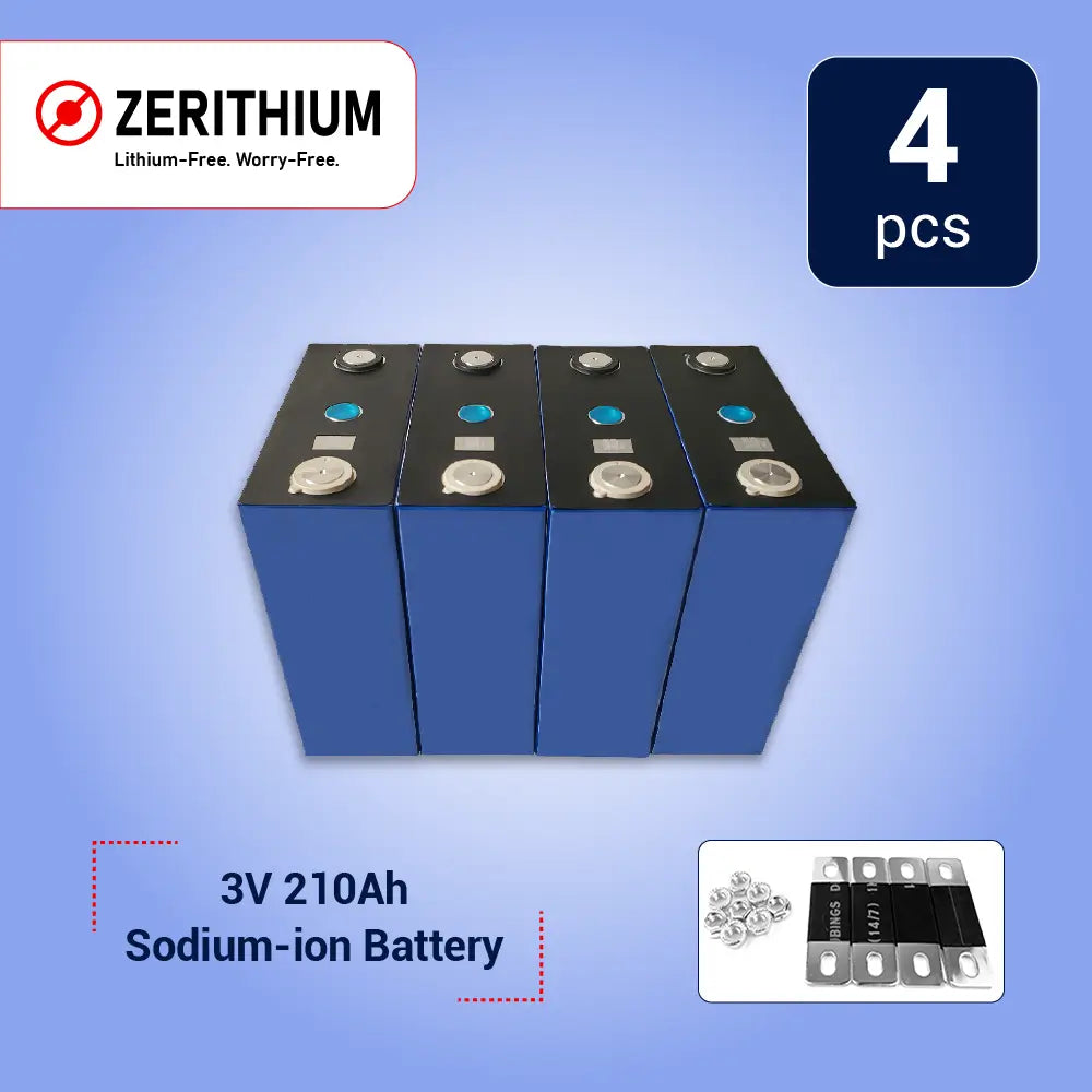 Prismatic Sodium-Ion Battery Cell – 3.1V 210Ah
