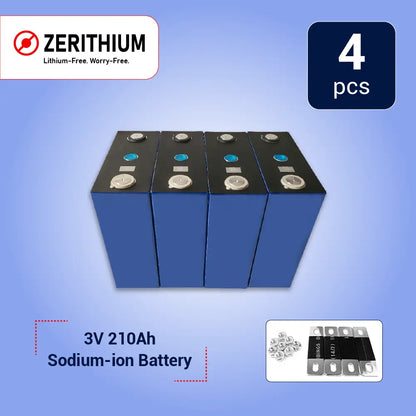 Prismatic Sodium-Ion Battery Cell – 3.1V 210Ah